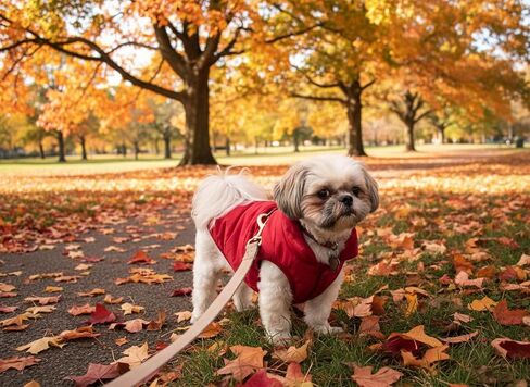 ASENKU Dog Winter Coat Dog Fleece Puffer Jacket for Small Medium Large Dogs in Kuwait
