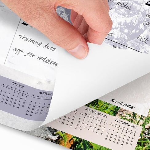 AT-A-GLANCE® 2026 Scenic Monthly Wall Calendar, Large, 15 1/2" x 22 3/4" in Saudi Arabia