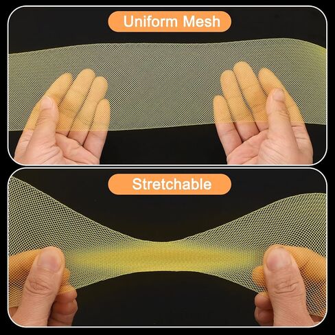 Harfington Stript Horsehair Braid 50 ياردة 3 بوصة ناعمة الحصان تقليم لوليستر Boning خياطة الزفاف فستان الرقص تشكيل القطع ، البني الداكن in Saudi Arabia