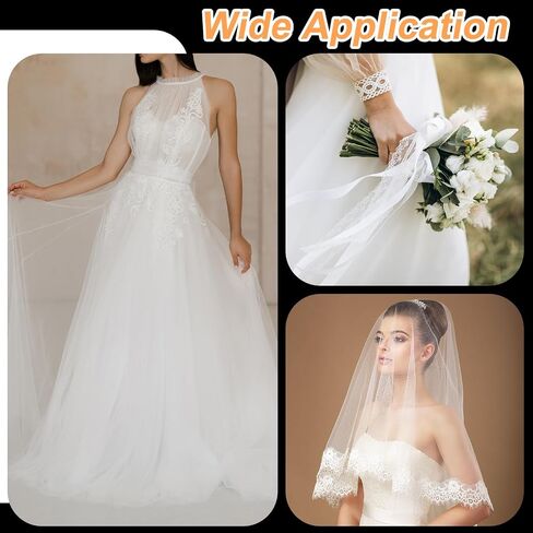 Harfington Stript Horsehair Braid 50 ياردة 3 بوصة ناعمة الحصان تقليم لوليستر Boning خياطة الزفاف فستان الرقص تشكيل القطع ، البني الداكن in Saudi Arabia
