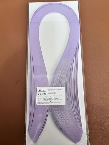 Pestal Lilac Tone Quilling Paper Strips 10mm Purple Quilling Strips for Crafts Single Color Origami Paper Strips 0.4inch Paper Filigree Strips (Lavender) in Saudi Arabia