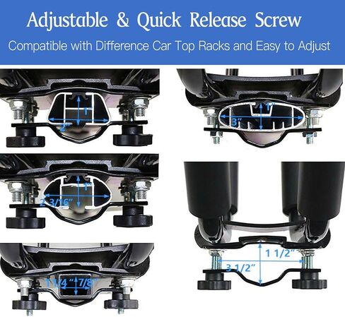 زوجان من رفوف حمل الكاياك من تايلاكيني، حامل سقف عالمي للسيارات والكاياك in Kuwait