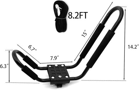 زوجان من رفوف حمل الكاياك من تايلاكيني، حامل سقف عالمي للسيارات والكاياك in Kuwait