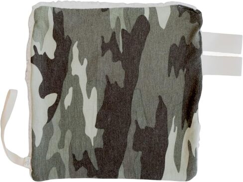 Handcrafted Mini Plush Pacifier Holder (Camouflage Green & Sherpa) in Saudi Arabia