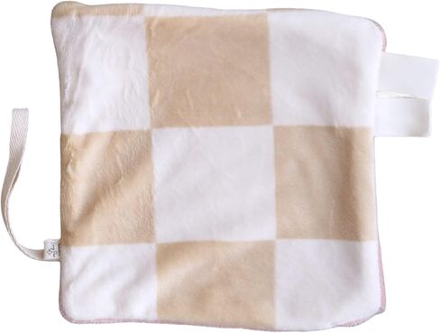 هدية الطفل المصنوعة يدويًا- حامل مصاصة مصاصة للطفل Mini Mini (Tan & White) in Saudi Arabia