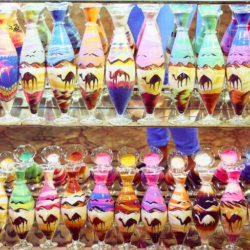 24 PCS Art Sand Kit,1.25oz Bottles Colored Sand Art Kit,DIY Arts Crafts Sand Bottles for Kid's Painting,Vase Glass Sand,Wedding Decorations in Saudi Arabia