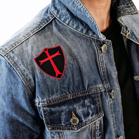 3.5" Skull Iron On Patch - Skull Gothic Goth Punk Rock Halloween Horror Iron On Sew On Patches for Holes, Jackets, Leather Vest Men - Skeleton Motorcycle Skull Patch in Saudi Arabia
