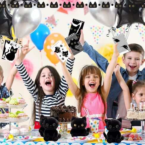 24pcs Black Cat Mini Notepads لطيف كرتون هريرة ملاحظات حلزونية مضحكة ميمي ميمي كيتي جيب المجلات مذكرات مذكرات لحفل عيد ميلاد هدية غودي كيس أكافير الفصول الدراسية ، 8 تصاميم in Kuwait