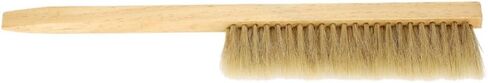 Topincn Bee Brush Soft Pig Beehive Tool مزدوج صف الخنازير نحل فرشاة نحلة ذيل حصص مع مقبض خشبي in Saudi Arabia