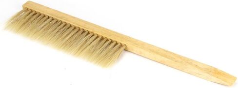 Topincn Bee Brush Soft Pig Beehive Tool مزدوج صف الخنازير نحل فرشاة نحلة ذيل حصص مع مقبض خشبي in Saudi Arabia