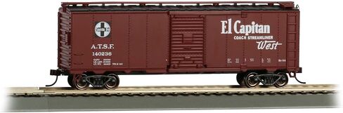 Bachmann Industries 40' Santa Fe Map Box Car - El Capitan - HO-Scale Train in Saudi Arabia