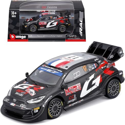 1/43 سبائك السبائك لسبائك ياريس رالي 1 هايبرد أوجير #17 سيارة فاخرة Diecast Diecast Cars Model in Saudi Arabia