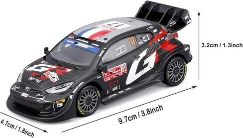 1/43 سبائك السبائك لسبائك ياريس رالي 1 هايبرد أوجير #17 سيارة فاخرة Diecast Diecast Cars Model in Saudi Arabia