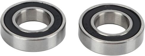 RC Ball Bearing أخدود عميق مزدوج محمل كرة فولاذية محمل البديل لـ Arrma 1/5 Outcast Kraton 8S RC Car Accessories 2pcs Silver 24mm OD 12mm ID 6mm shight in Saudi Arabia