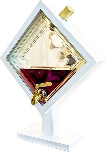 Whiskey/Wine Bourbon Decanter, Glass Block Design, Drink Dispenser in Saudi Arabia