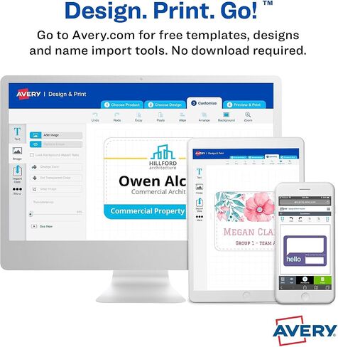 Avery 5390 إدراج شارة إعادة ملء ، يناسب 2-1/4 بوصة x3-1/2 بوصة ، 8/sht ، 400/bx ، نحن in Saudi Arabia