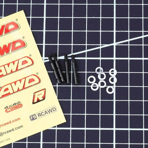 RCAWD 4PCS Steel Portal Axle Shaft for 1/18 Hobbyplus CR18P Rock Van EVO Trail Hunter Upgrades Part in Saudi Arabia