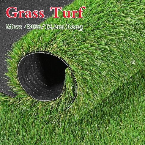 39.4 * 197in Long Grass Mat, Free Cutting Turf, Dog Potty Grass Turf, Fake Turf Lawn, Porch/Patio/Countyard Turf Rug, with Thickened Backing, Turf Dust Pad, Dog Pee Pad in Saudi Arabia