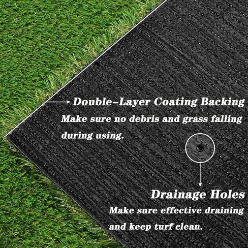 39.4 * 197in Long Grass Mat, Free Cutting Turf, Dog Potty Grass Turf, Fake Turf Lawn, Porch/Patio/Countyard Turf Rug, with Thickened Backing, Turf Dust Pad, Dog Pee Pad in Saudi Arabia