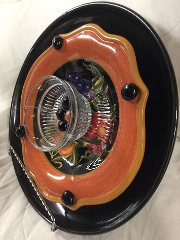 #120717 This Unique Garden Flower Plate Would Bring Additional Color To Your Garden! Shipping Included. in Saudi Arabia
