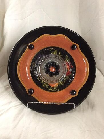 #120717 This Unique Garden Flower Plate Would Bring Additional Color To Your Garden! Shipping Included. in Saudi Arabia
