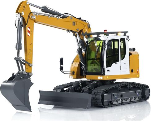 TOUCAN RC HOBBY 1/14 RC Hydraulic Excavator 914 5-Ways Valve Metal Remote Control Digger Model,US in Stock in Saudi Arabia