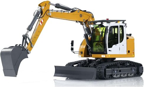 TOUCAN RC HOBBY 1/14 RC Hydraulic Excavator 914 5-Ways Valve Metal Remote Control Digger Model,US in Stock in Saudi Arabia