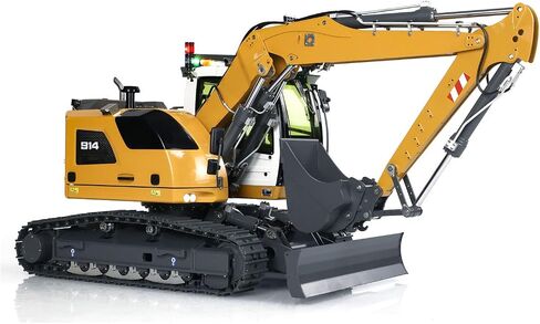 TOUCAN RC HOBBY 1/14 RC Hydraulic Excavator 914 5-Ways Valve Metal Remote Control Digger Model,US in Stock in Saudi Arabia
