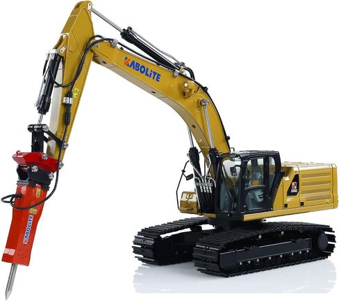 TOUCAN RC HOBBY Huina K961 100S PRO 1/18 RC Hydraulic Excavator RTR Remote Control Digger Flysky ST8 Radio 2S Battery Electric Claw Hammer,US in Stock in Saudi Arabia