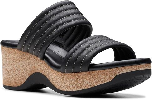 Clarks Women's Chelseah Path Wedge Sandal in Saudi Arabia