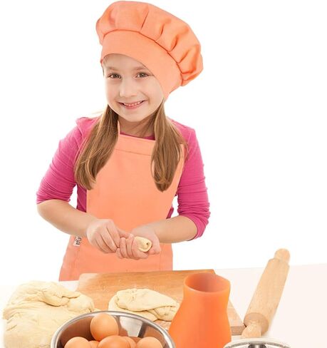 ساحة الأطفال و Chef Hat القابلة للتعديل للطفل للبنين والبنات لطهي الخبز in Kuwait