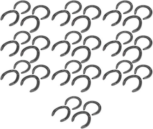 yinhing Horseshoes ، أحذية الخيول تدريب سباق الخيل ركوب الملحقات 10 أزواج تزوير Q235 Steel Horseshoe Kit Decor in Saudi Arabia