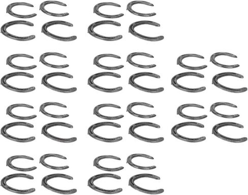 yinhing Horseshoes ، أحذية الخيول تدريب سباق الخيل ركوب الملحقات 10 أزواج تزوير Q235 Steel Horseshoe Kit Decor in Saudi Arabia