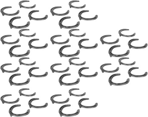 yinhing Horseshoes ، أحذية الخيول تدريب سباق الخيل ركوب الملحقات 10 أزواج تزوير Q235 Steel Horseshoe Kit Decor in Saudi Arabia
