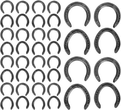 yinhing Horseshoes ، أحذية الخيول تدريب سباق الخيل ركوب الملحقات 10 أزواج تزوير Q235 Steel Horseshoe Kit Decor in Saudi Arabia