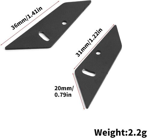 RC Metal Tail Wing Rally Car Car Spoiler لـ 1/10 RC TT02 XV01 HSP94123 PTG2 Universal Upgrade Parts in Kuwait