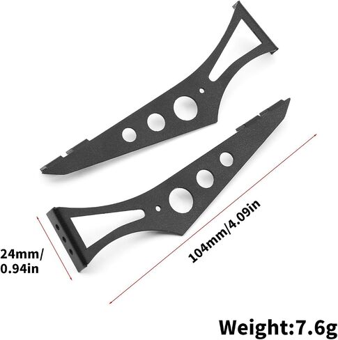 RC Metal Tail Wing Rally Car Car Spoiler لـ 1/10 RC TT02 XV01 HSP94123 PTG2 Universal Upgrade Parts in Kuwait