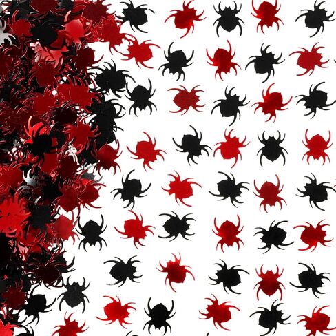 Halloween Party Table Scatter Glitter Foil Confetti - Pumpkin, Witch, Bat Metallic Sequins Plastic Sprinkles for Baby Shower Decoration, 60g in Saudi Arabia