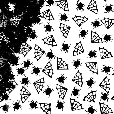 Halloween Party Table Scatter Glitter Foil Confetti - Pumpkin, Witch, Bat Metallic Sequins Plastic Sprinkles for Baby Shower Decoration, 60g in Saudi Arabia