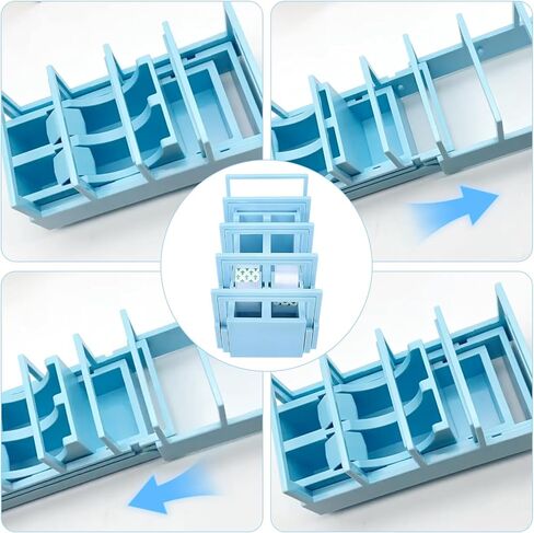 موزع سريع للأشرطة للحرف اليدوية والهدايا - 18 شريطًا بالثواني - التصميم ، الخالي من الشفرة ، المدمجة والشاقة - يعمل مع شريط قياسي ، على الوجهين in Kuwait