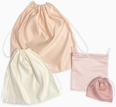 Nude Silk Satin Dust Bag (X-Large 30x30", Old Pink) in Saudi Arabia
