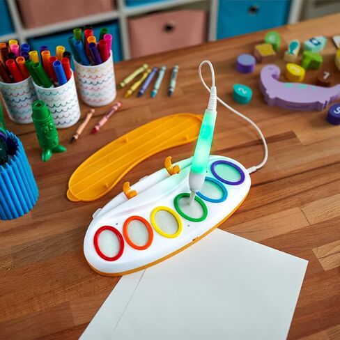 فرشاة Crayola Color Wonder Magic Light ، فرشاة الضوء السحرية ، مجموعة الطلاء بدون وصمة عار ، نشاط إبداعي ، هدية للأطفال من 3 سنوات ، 25-6000 ، النسخة الإيطالية in Kuwait