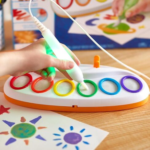 فرشاة Crayola Color Wonder Magic Light ، فرشاة الضوء السحرية ، مجموعة الطلاء بدون وصمة عار ، نشاط إبداعي ، هدية للأطفال من 3 سنوات ، 25-6000 ، النسخة الإيطالية in Kuwait
