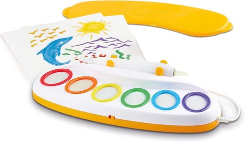 فرشاة Crayola Color Wonder Magic Light ، فرشاة الضوء السحرية ، مجموعة الطلاء بدون وصمة عار ، نشاط إبداعي ، هدية للأطفال من 3 سنوات ، 25-6000 ، النسخة الإيطالية in Kuwait