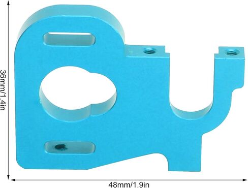 Adjustable Motor Mount Seat Holder Heat Sink Spare Parts Accessory for Wltoys 1/14 144001 RC Car(Blue) in Saudi Arabia