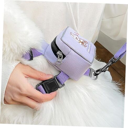 Yardwe Cat Harness and Leash Escape Long Leash for Outdoor Walking Small Pets with Comfortable Ergonomic Design and Purple Bunny Vest for Cats in Saudi Arabia