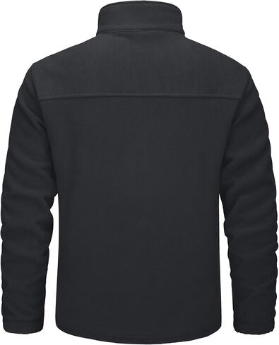 MAGCOMSEN Men's Winter Zip Up Polar Fleece Jacket Stand Collar Active Golf Jackets with 3 Pockets in Saudi Arabia