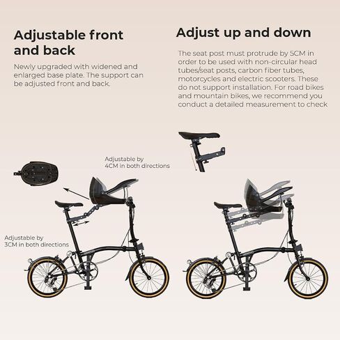Dog Bike Basket with Adjustable Frame, Lightweight Pet Bike Carrier Seat for Small Dogs and Cats, Front Mounted Bicycle Dog Basket up to 15lbs in Saudi Arabia