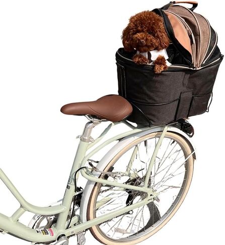 Bicycle Pet Bag | 360° All - Round View & Breathable | Sturdy Metal Frame Bike Pet Carrier in Saudi Arabia