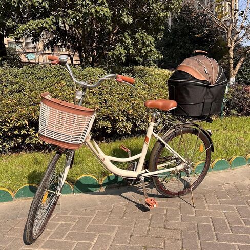 Bicycle Pet Bag | 360° All - Round View & Breathable | Sturdy Metal Frame Bike Pet Carrier in Saudi Arabia